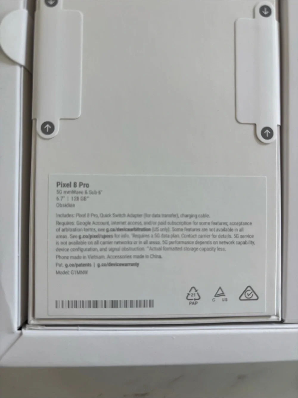 Brand New Google Pixel 8 Pro and Case